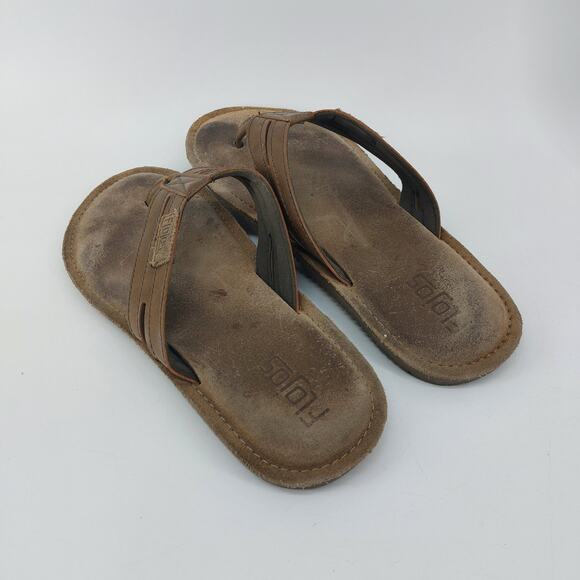 Flojos Mens Brown Suede Sandals Leather Summer Size 13? - Picture 8 of 8
